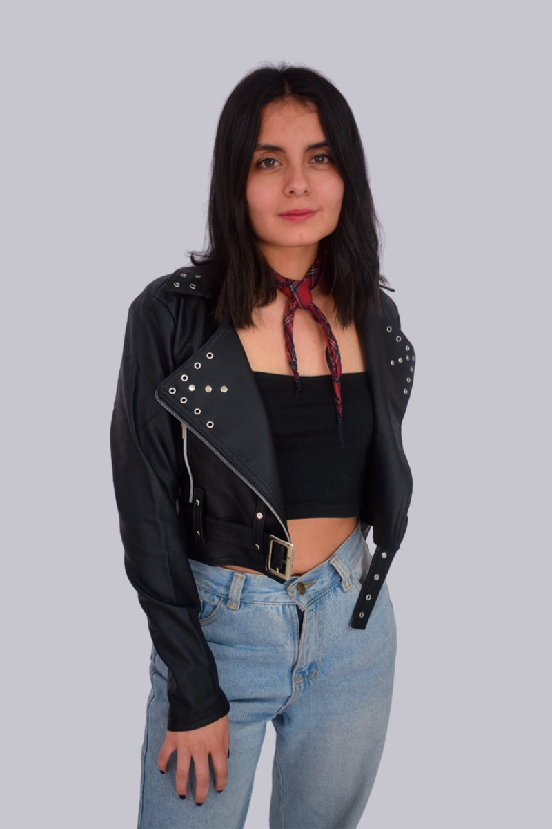 Taches Chaqueta Negra Mujer Jean Chamarra Taches De Dama – LSJ