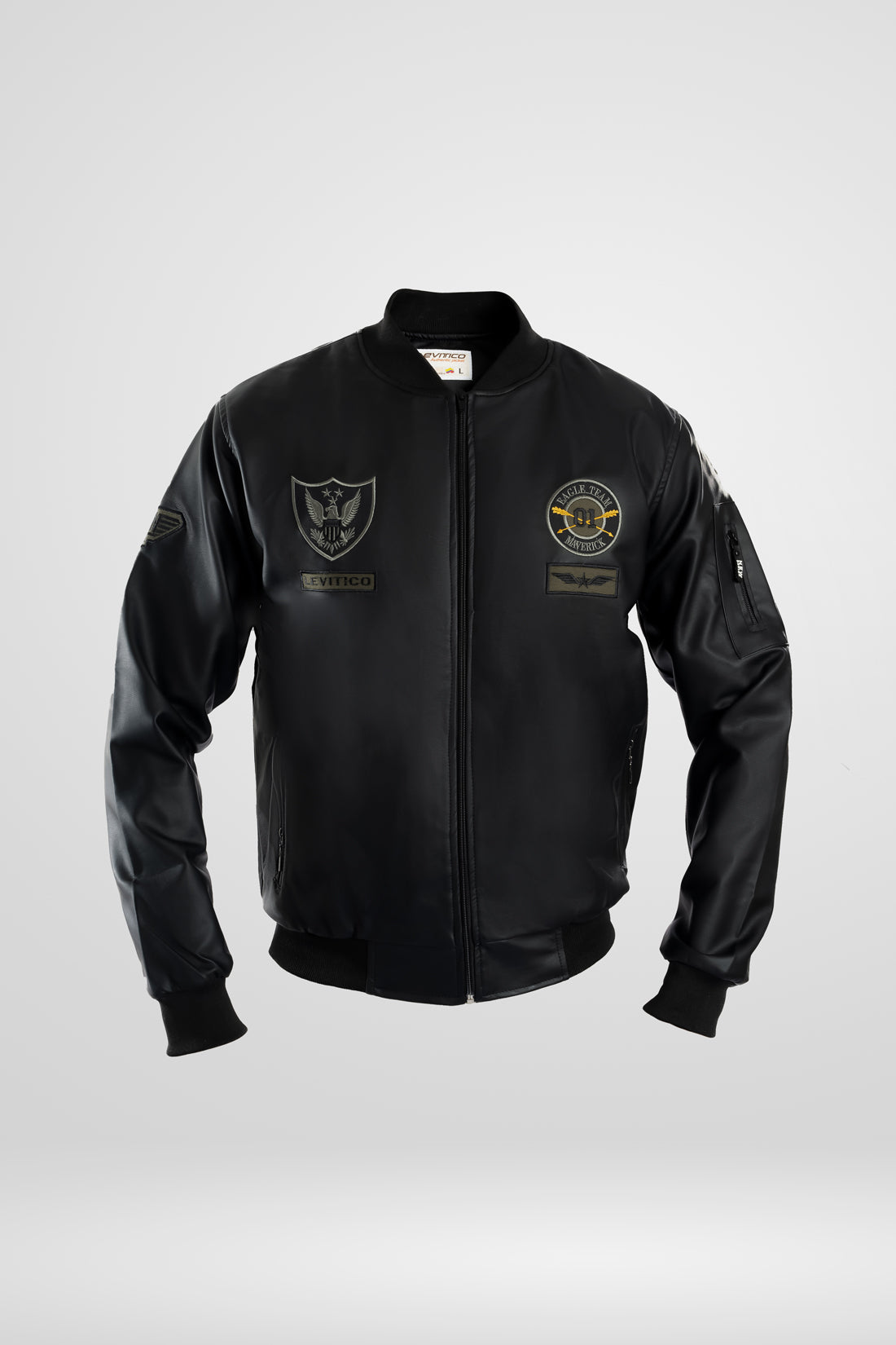 Chaqueta-Bomber-piloto-negra-