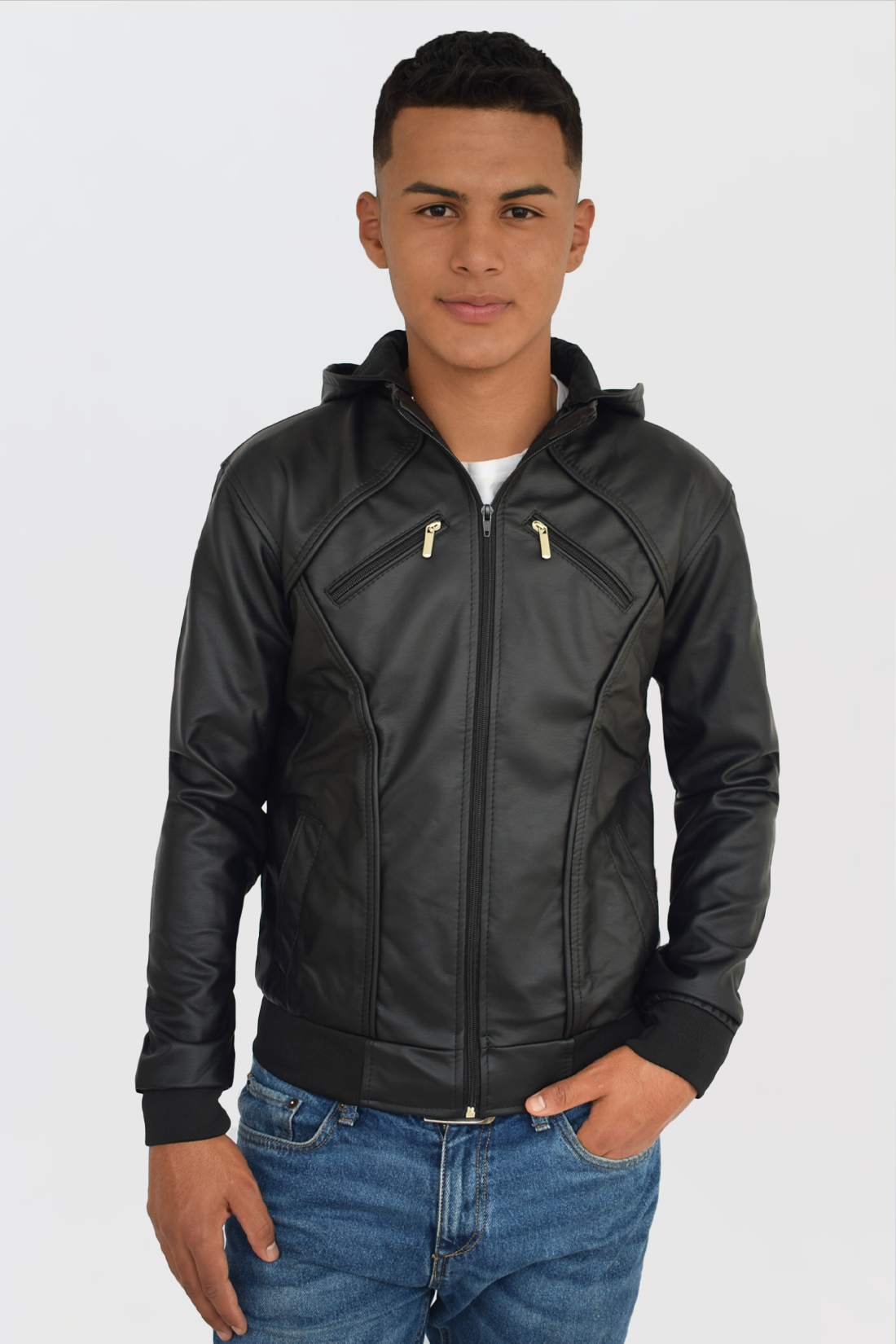 Chaqueta-Cuerotex-Nisy-negra-principal