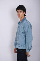 Chaqueta Jean Oversize Azul medio para Hombre