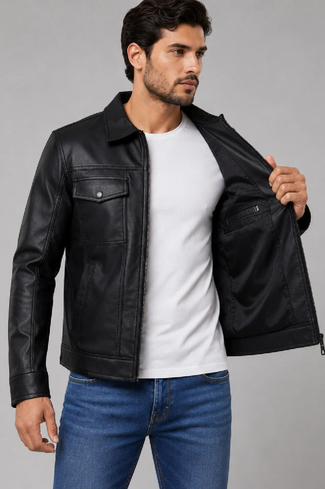 Chaqueta Texas Cuerotex forro interior negro