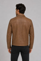 Chaqueta Camisero Texas Cuerotex tabaco vista posterior