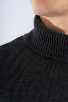 Liscio cuello tortuga gris oscuro cuello 2